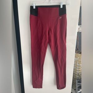 Armani Exchange Burgundy Red Leggings size Small